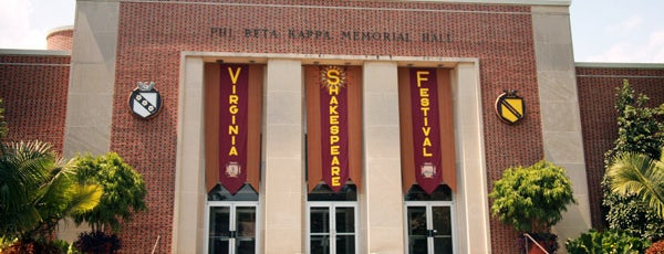 Phi Beta Kappa Memorial Hall is one of Academic Buildings.