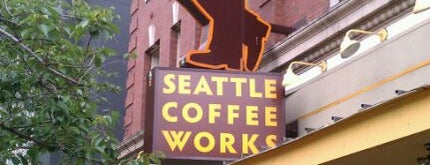 Seattle Coffee Works is one of My Favorite Cafes with Coffee and Wifi.