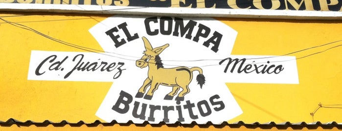 Burritos El Compa is one of Ciudad Juarez Clasicos.