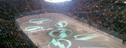 Amalie Arena is one of Hockey Stadiums.