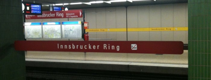 U Innsbrucker Ring is one of U-Bahnhöfe München.