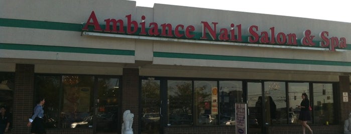 Ambiance Nail Salon & Spa is one of Lieux qui ont plu à Angie.