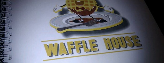 Waffle House is one of Top free WiFi cafes to work in.