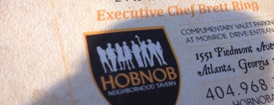 HOBNOB is one of Restaurants.