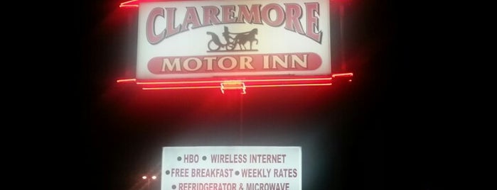 Claremore Motor Inn is one of Tempat yang Disukai BP.