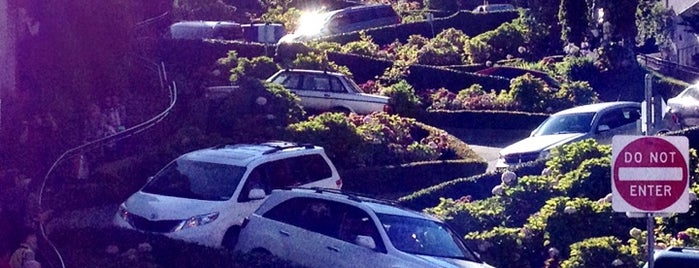 Lombard Street is one of San Francisco.