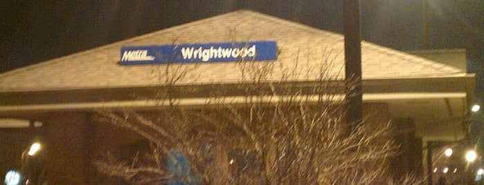 Metra - Wrightwood is one of Favorite Train Stations.