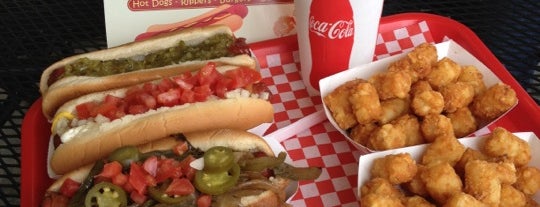 Fab Hot Dogs is one of Restaurants Id like to try.