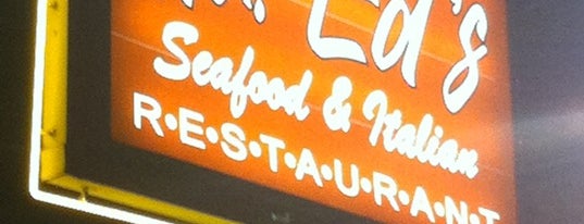 Mr. Ed's Seafood & Italian is one of Lugares favoritos de Christine.