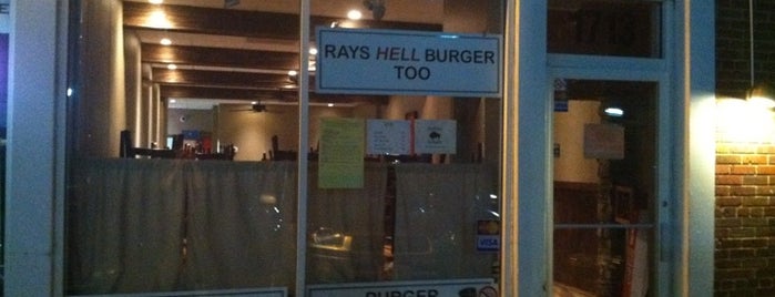 Ray's Hell Burger Too is one of Top picks for Burger Joints.