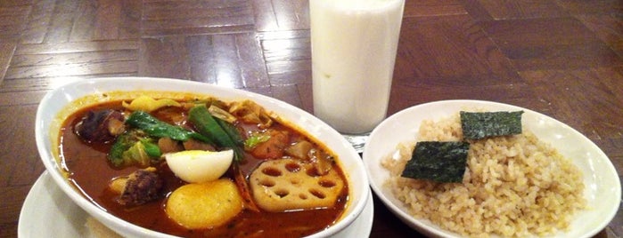 カレー食堂 心 is one of 東京近郊のスープカレー屋.