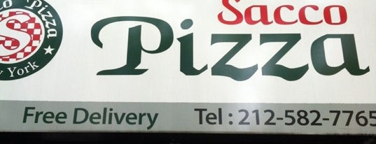Sacco Pizza is one of สถานที่ที่บันทึกไว้ของ Lizzie.