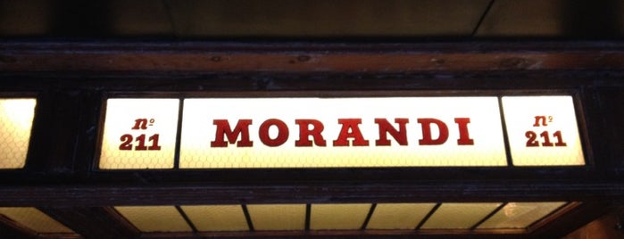 Morandi is one of Dinner fav.