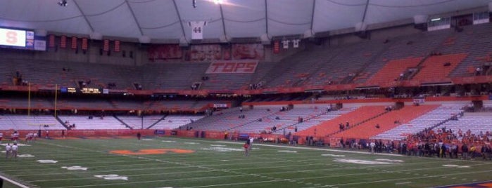 Carrier Dome is one of So Syracuse.