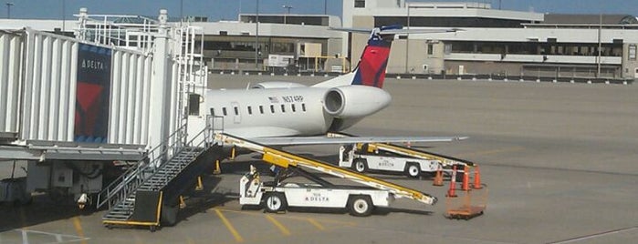 Gate B24 is one of Cincinnati Airport.
