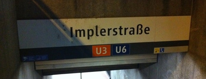 U Implerstraße is one of U-Bahnhöfe München.