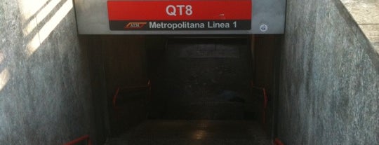 Metro QT8 (M1) is one of Stazioni Metro Milano.