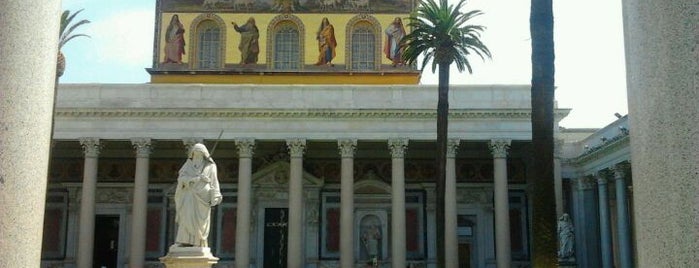 Basilica di San Paolo fuori le Mura is one of Rome for friends.