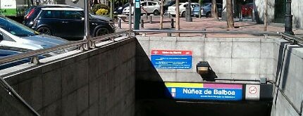 Metro Núñez de Balboa is one of Locais curtidos por Yael.