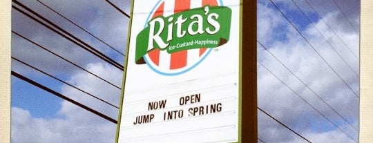 Rita's Italian Ice & Frozen Custard is one of สถานที่ที่ Anthony ถูกใจ.