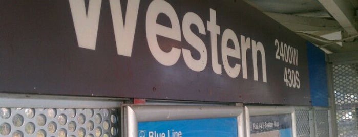 CTA - Western is one of CTA Blue Line.