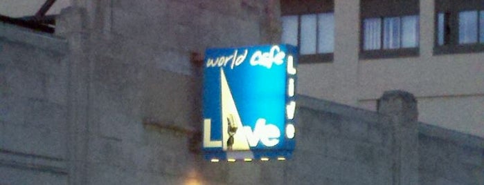 World Cafe Live is one of Philadelphia.