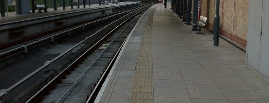 Mudchute DLR Station is one of The DLR.