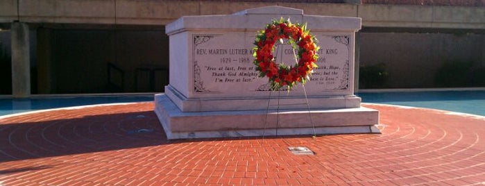 Dr Martin Luther King Jr National Historic Site is one of The South-East US.