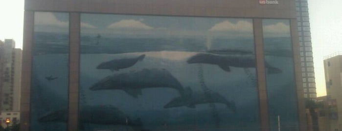 Whale Mural is one of Cool Places.