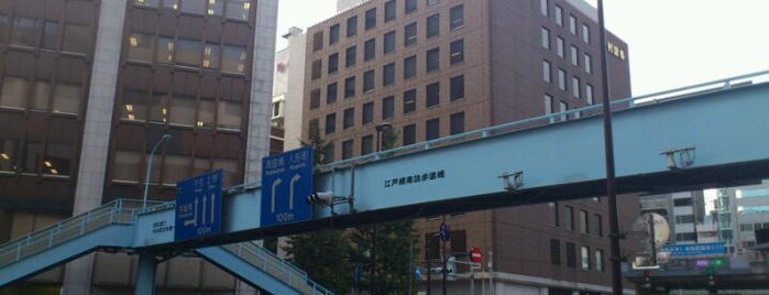 江戸橋南詰歩道橋 is one of ex- TOKYO.