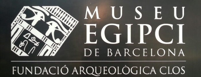 Museu Egipci de Barcelona - Fundació Arqueològica Clos is one of Leisure and entertaiment.