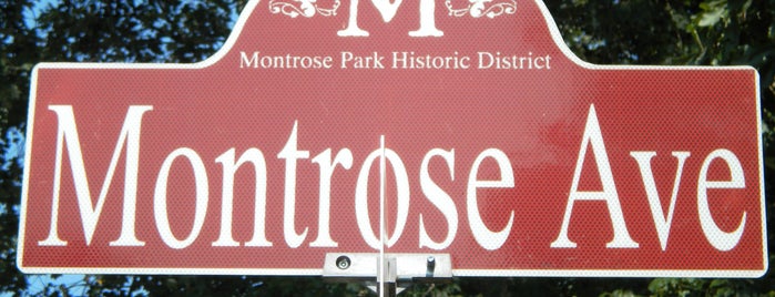 Montrose Avenue is one of Montrose Park Landmarks.