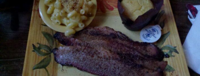 Honky Tonk BBQ is one of Six spots for barbecue.