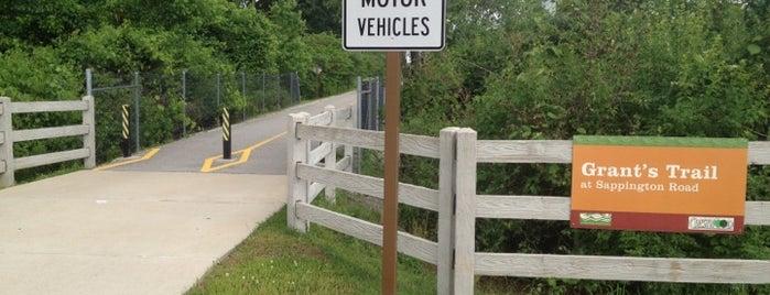 Grant's Trail Sappington House  Trailhead is one of Trails in metro St, Louis Area.