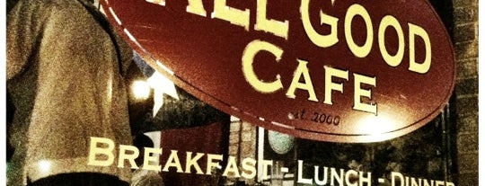 All Good Cafe is one of Lugares favoritos de Frankie.