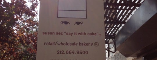 Susan Sez "Say It With Cake" is one of Morningside Heights/Manhattan Valley/West Harlem.