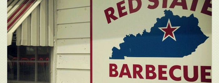 Red State BBQ is one of Lexington and Bourbon Country.