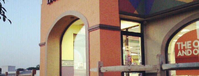 Taco Bell is one of restaurants we frequent.