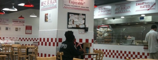 Five Guys is one of NYC food.