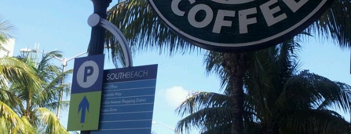 Starbucks is one of Miami Beach.
