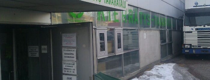 Kierrätystavaratalo is one of Recycling facilities in Helsinki area.