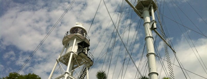 Penang Harbour Lighthouse (Fort Cornwallis Lighthouse) is one of Neu Tea's Penang Trip 槟城 1.