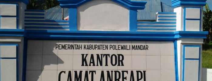 Kantor Camat anreapi is one of SKPD Kab. Polewali Mandar.