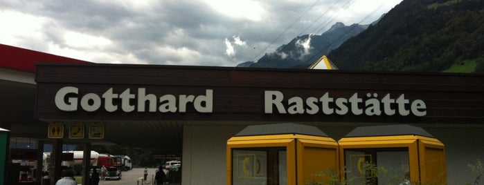 Gotthard Raststätte is one of Tempat yang Disukai Markus.