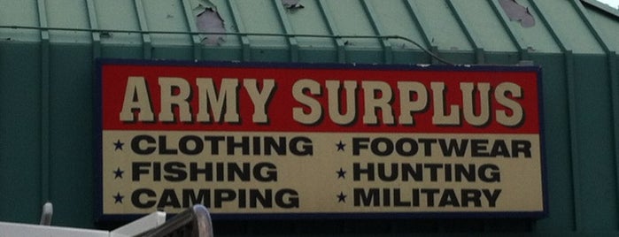 Army Navy Surplus ST is one of James : понравившиеся места.
