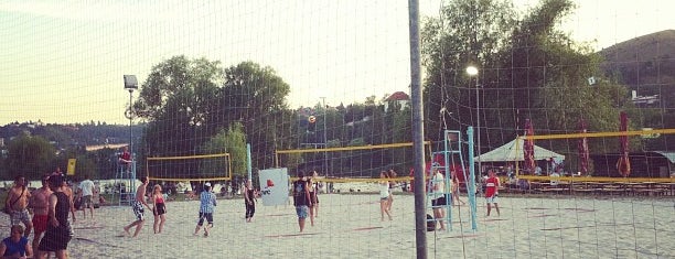 Žluté lázně is one of Beach volejbal v Praze.
