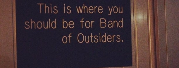 Band Of Outsiders Showroom is one of สถานที่ที่บันทึกไว้ของ Aya.