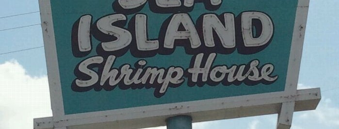 Sea Island Shrimp House is one of Orte, die Rene gefallen.