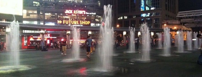 Yonge-Dundas Square is one of Top 10 Toronto Tourist attractions.