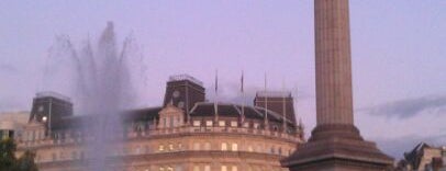 Trafalgar Square is one of England.